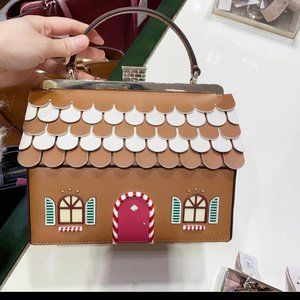 Katespade Gingerbread House Crossbody handbag